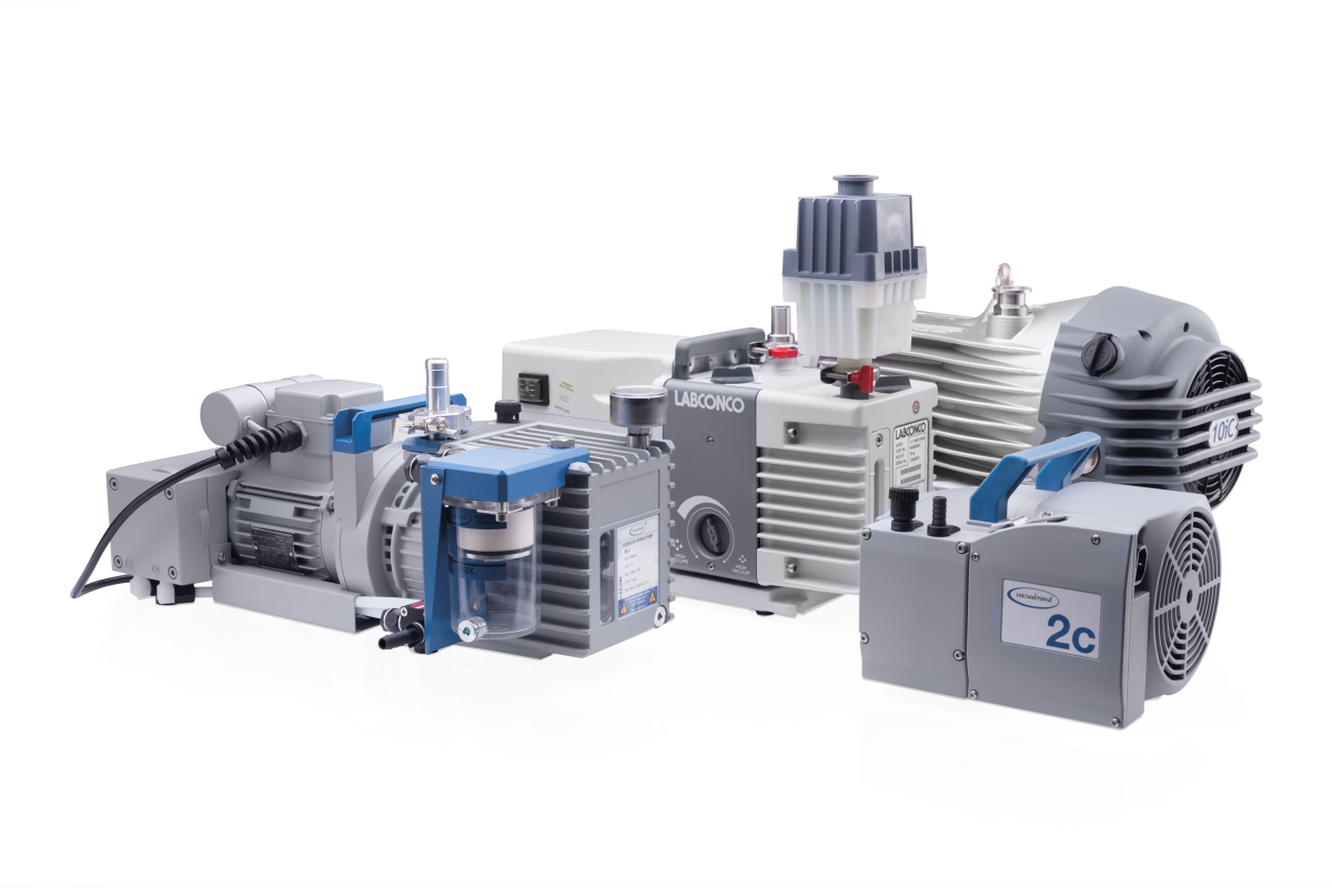 Hybrid, Rotary Vane, Scroll and Diaphragm Vacuum Pumps