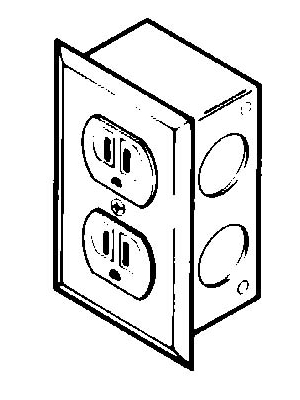 Duplex Electrical Receptacle Kit