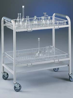 Large Basket for Glassware Cart