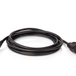 Twist Lock Power Cord, 20A - IEC-C19 connector with NEMA L5-20 plug, 12'. (N. America), 20 A